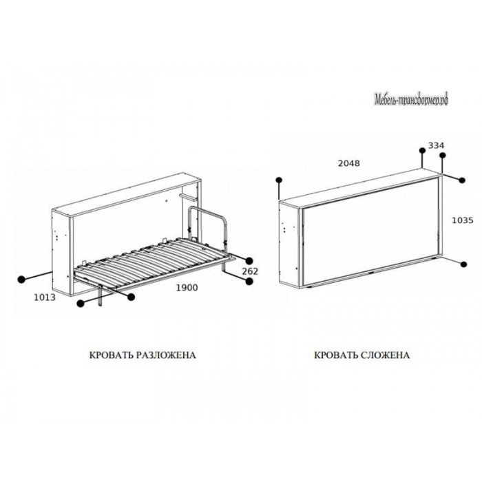 Механизм горизонтальный шкаф кровать
